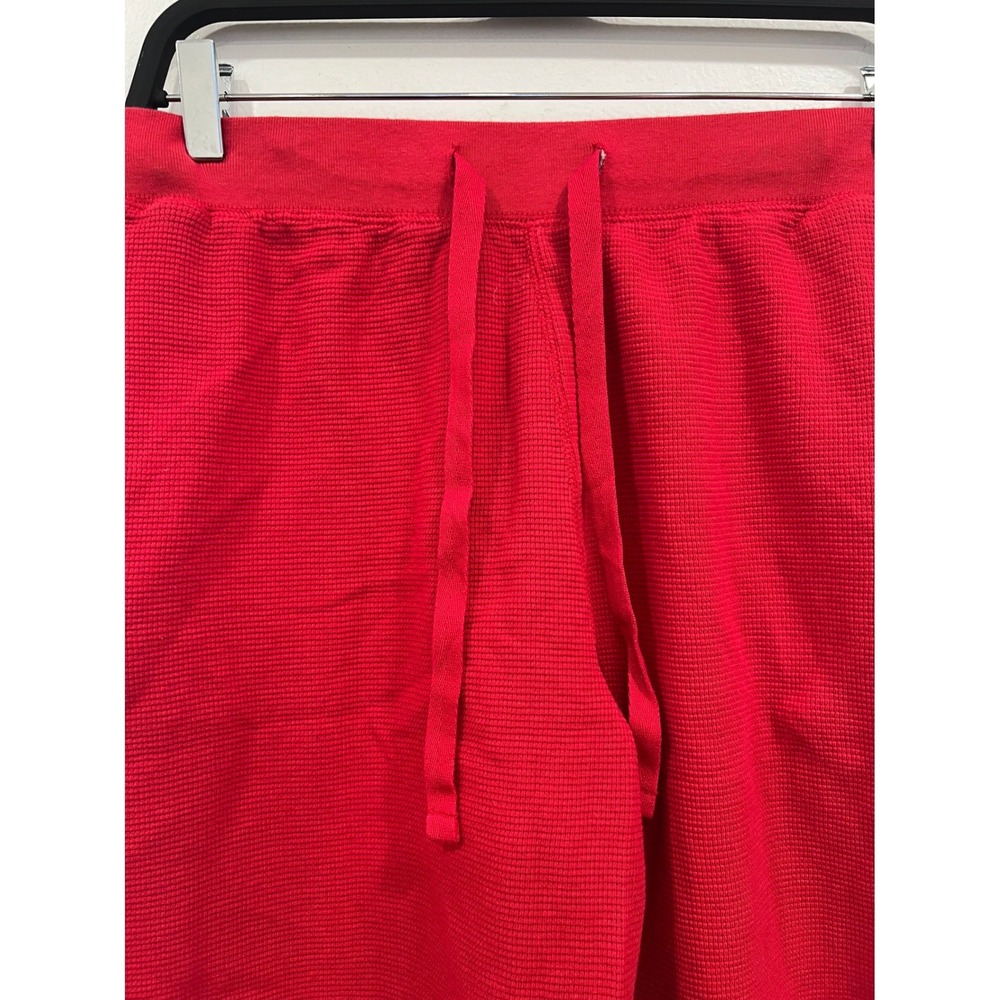 Polo Ralph Lauren Shorts Mens L Red Excellent Waffle Knit Drawstring Loungewear - Picture 6 of 10